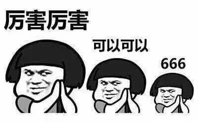 厲害厲害，可以可以，666