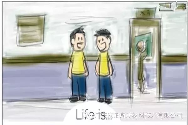 人生就是。。。 和好朋友在教室外面一起罰站