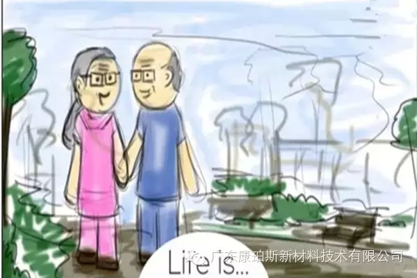 人生就是。。。 牽著老伴的手，享受屬于自己的夕陽，執(zhí)子之手，與子偕老......
